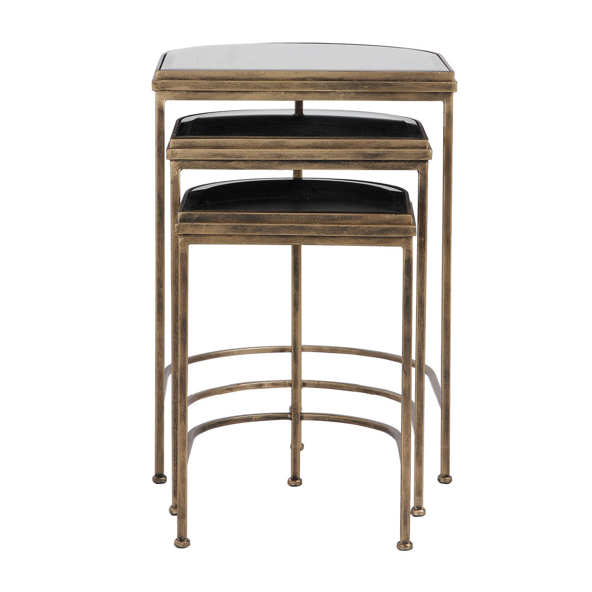 Gold Framed Nesting Tables (3) by Uttermost India