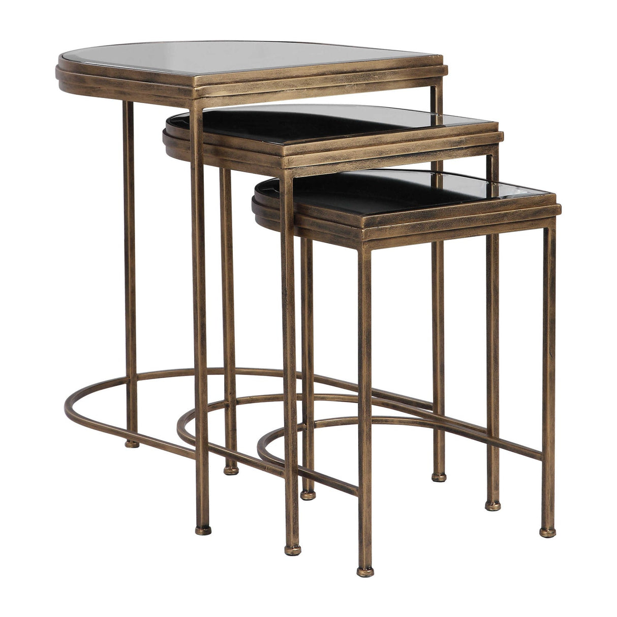 Gold Framed Nesting Tables (3) by Uttermost India, alternate view 3