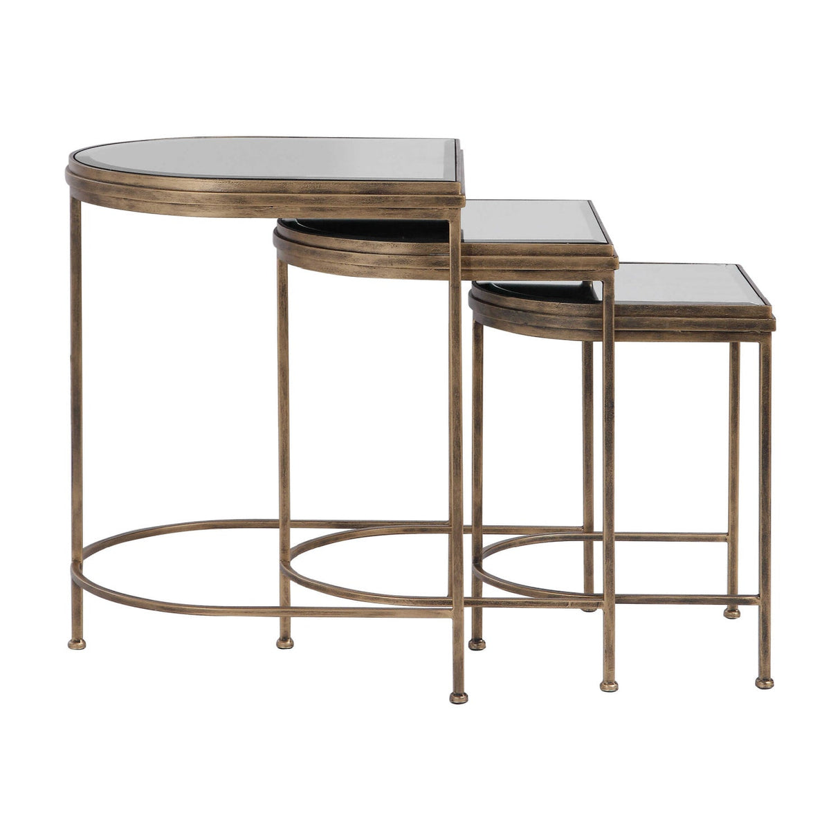 Gold Framed Nesting Tables (3) by Uttermost India, alternate view 4