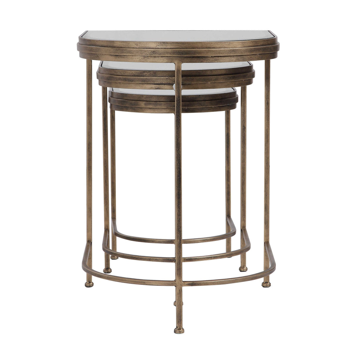 Gold Framed Nesting Tables (3) by Uttermost India, alternate view 5