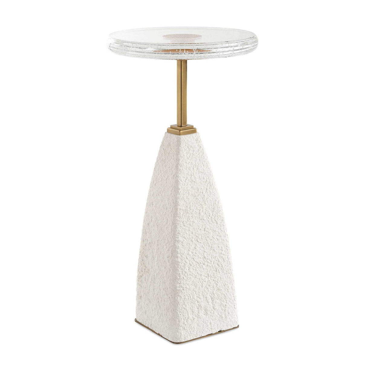 Seeded Glass Drink Table by Uttermost Sora, alternate view 3