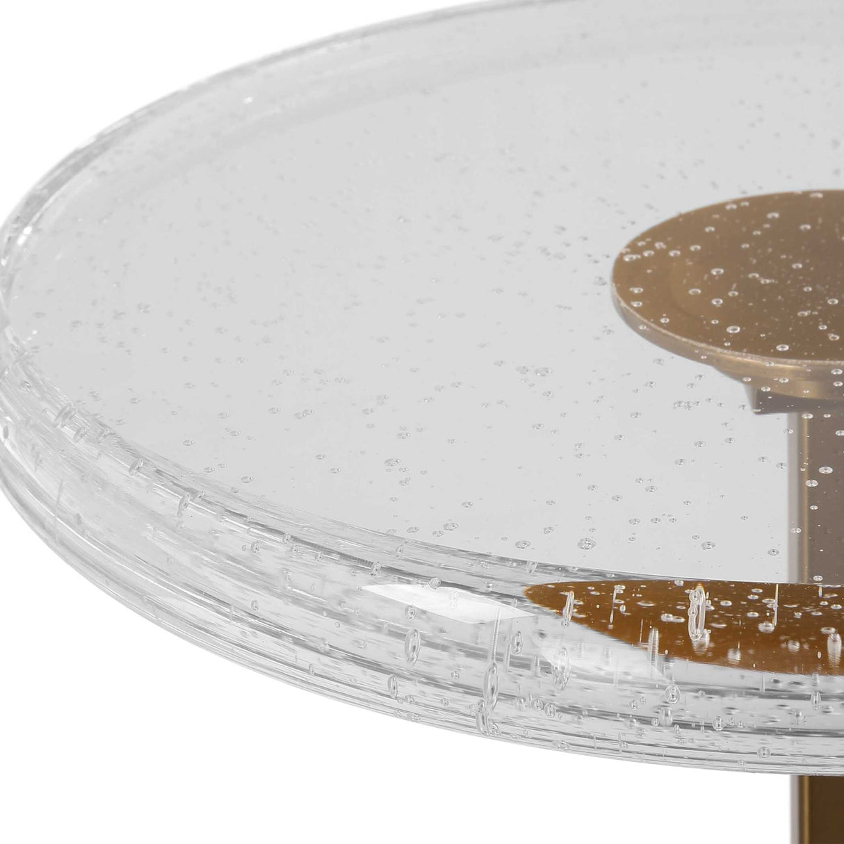 Seeded Glass Drink Table by Uttermost Sora, alternate view 4