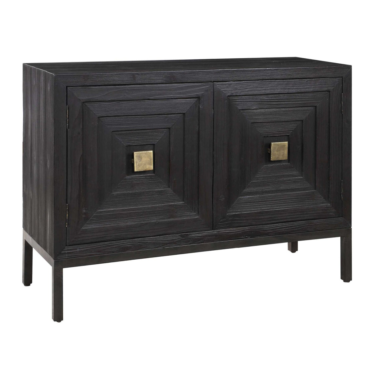 Modern European furniture - Fir Wood 2-Door Cabinet - www.oroa.com