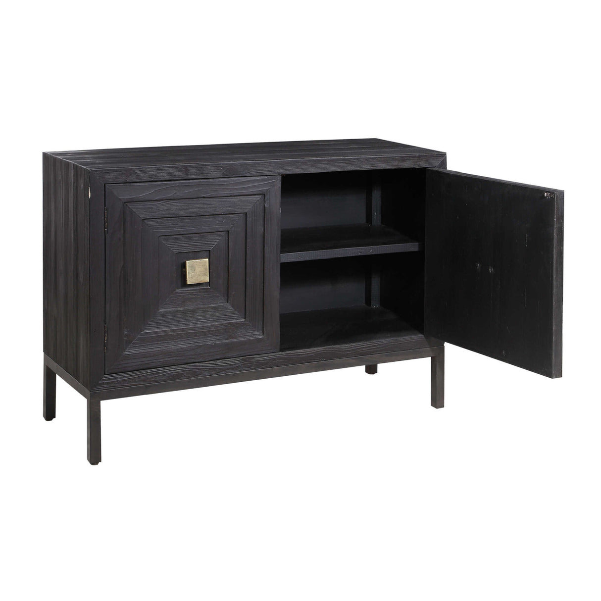 Fir Wood 2-Door Cabinet | Oroa.com