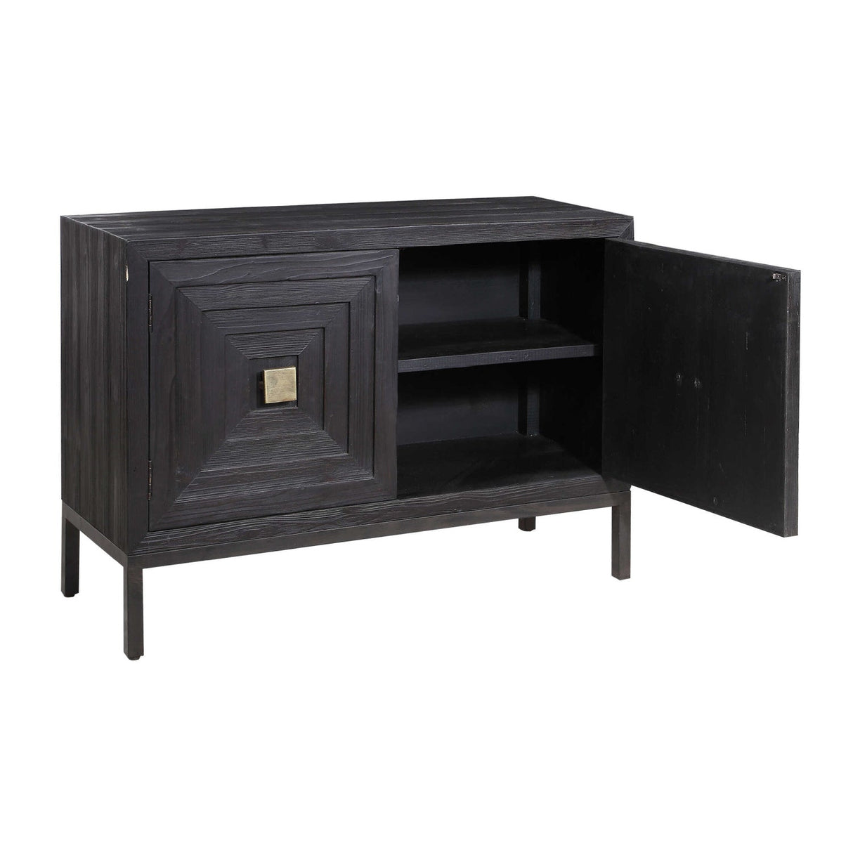 Modern European furniture - Fir Wood 2-Door Cabinet - www.oroa.com