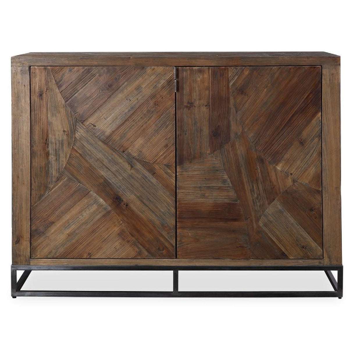 2-Door Marquetry Wooden Cabinet by Uttermost Evros, alternate view 3