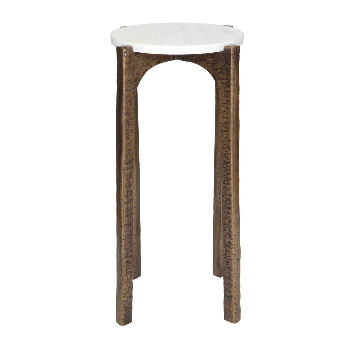 Round Marble Drink Table by Uttermost Vivi, alternate view 3