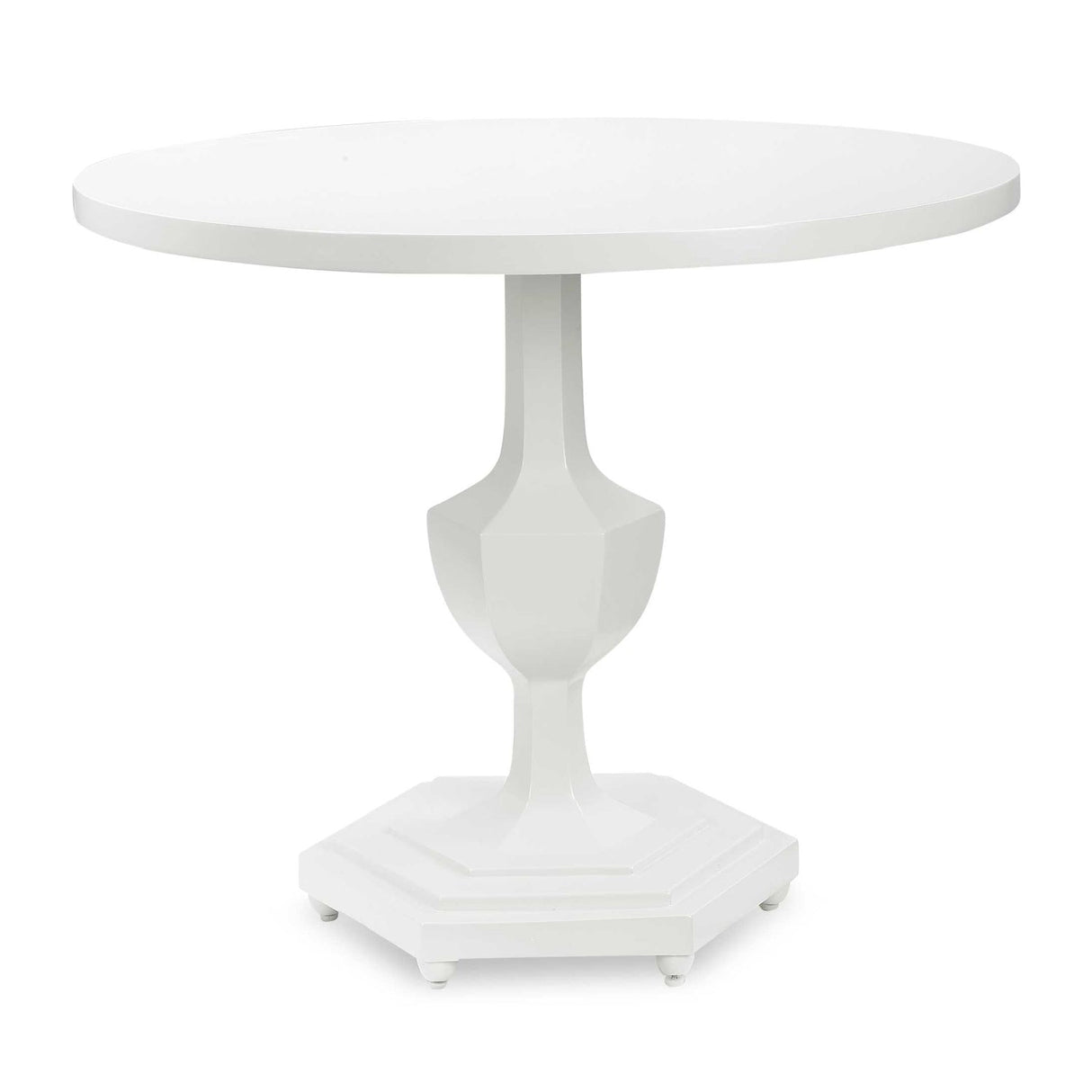 Modern European furniture - Gloss White Round Foyer Table - www.oroa.com