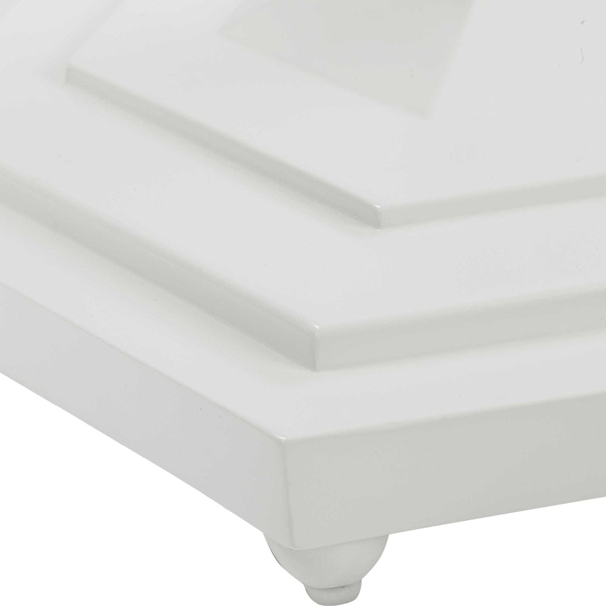 Modern European furniture - Gloss White Round Foyer Table - www.oroa.com