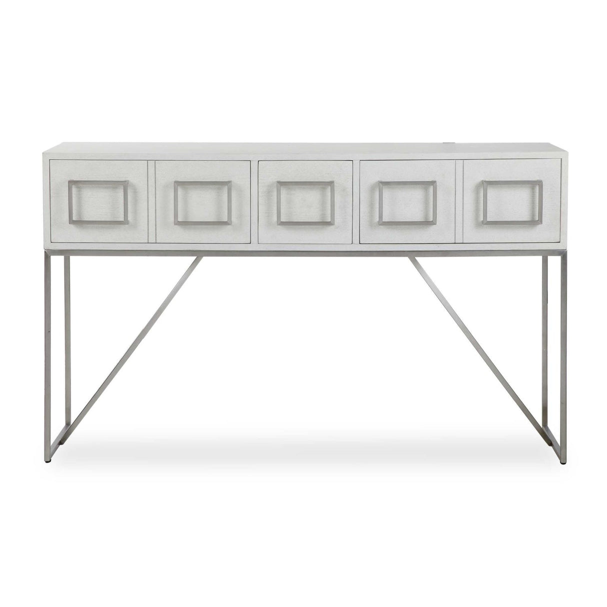 Modern European furniture - White Oak 3-Drawer Console Table - www.oroa.com