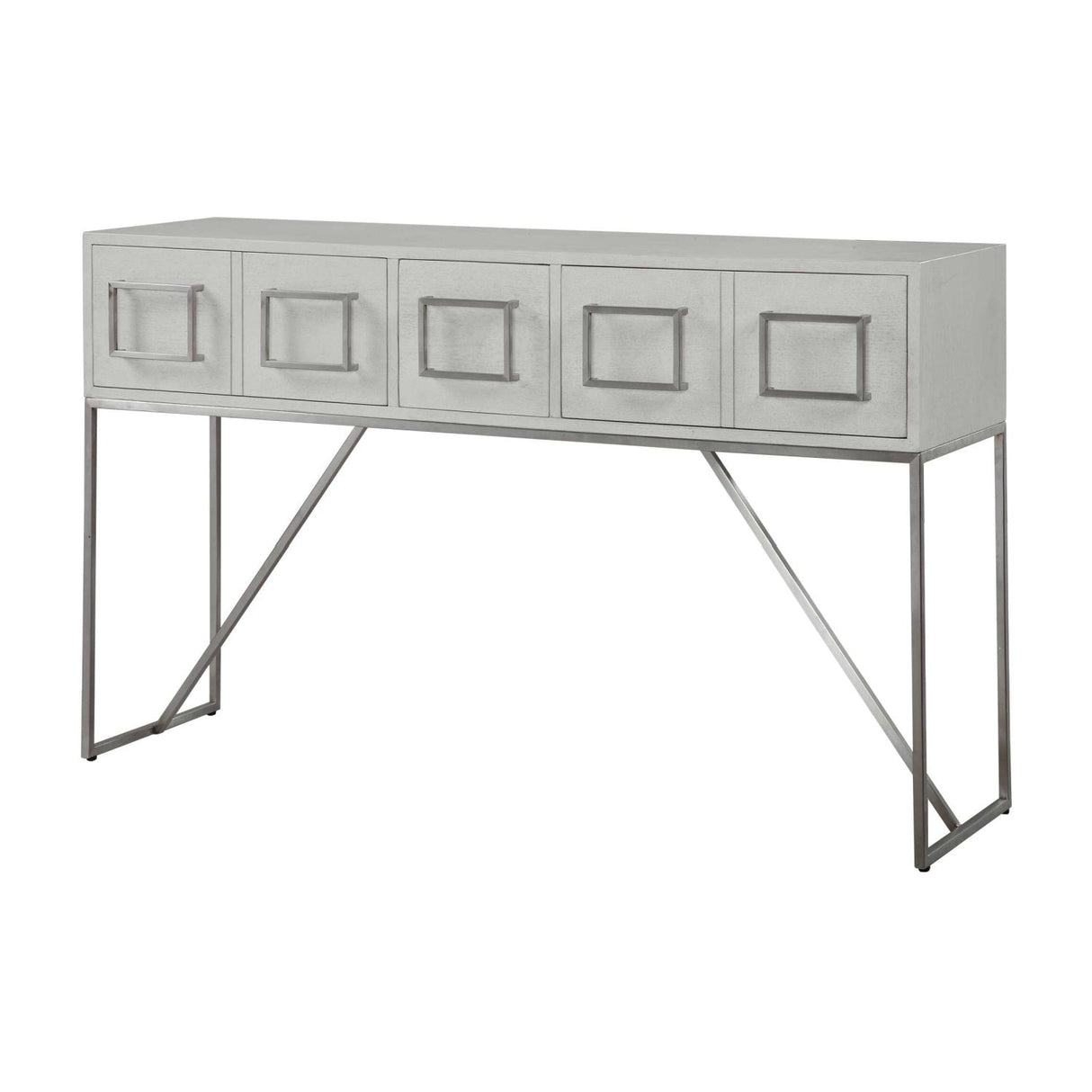 Modern European furniture - White Oak 3-Drawer Console Table - www.oroa.com