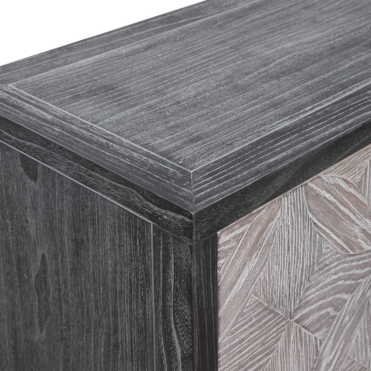 Oak Mosaic 2-Door Cabinet by Uttermost Laurentia, alternate view 5