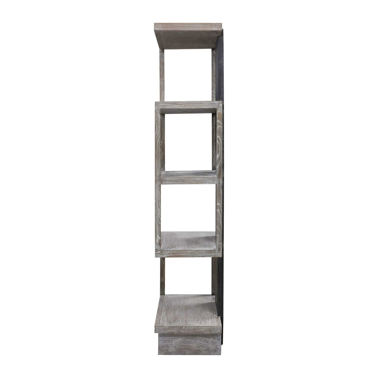 Modern European furniture - Gray Elm Veneer Bookcase - www.oroa.com