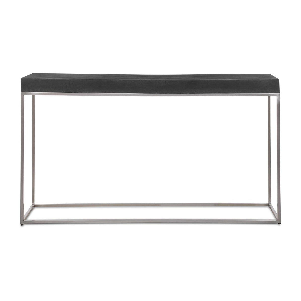 Modern European furniture - Black Concrete Contemporary Console Table - www.oroa.com
