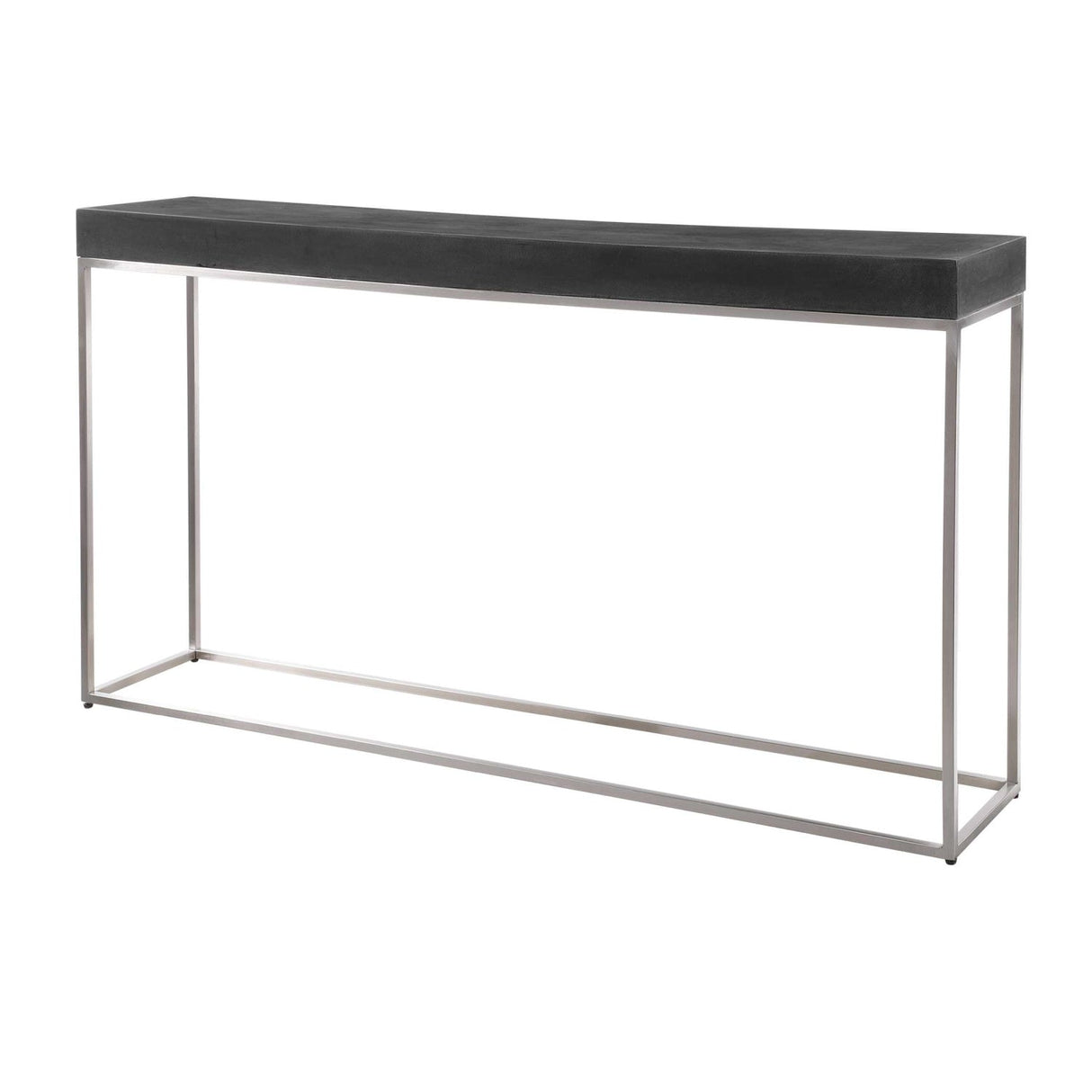 Modern European furniture - Black Concrete Contemporary Console Table - www.oroa.com
