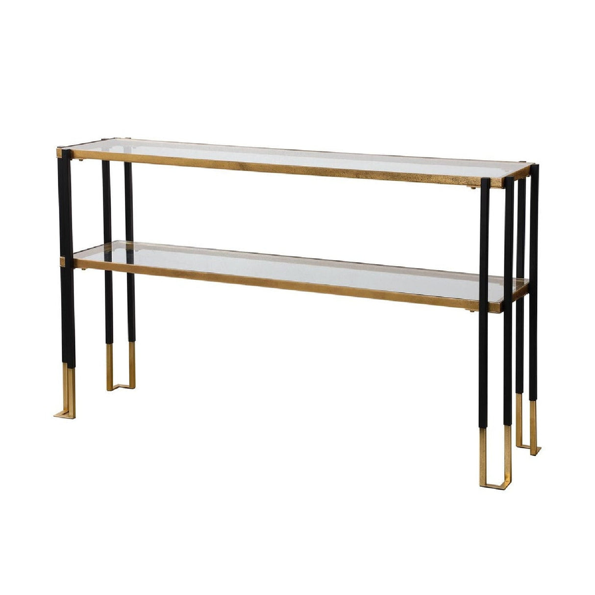 Gold Leaf Console Table by Uttermost Kentmore, alternate view 3