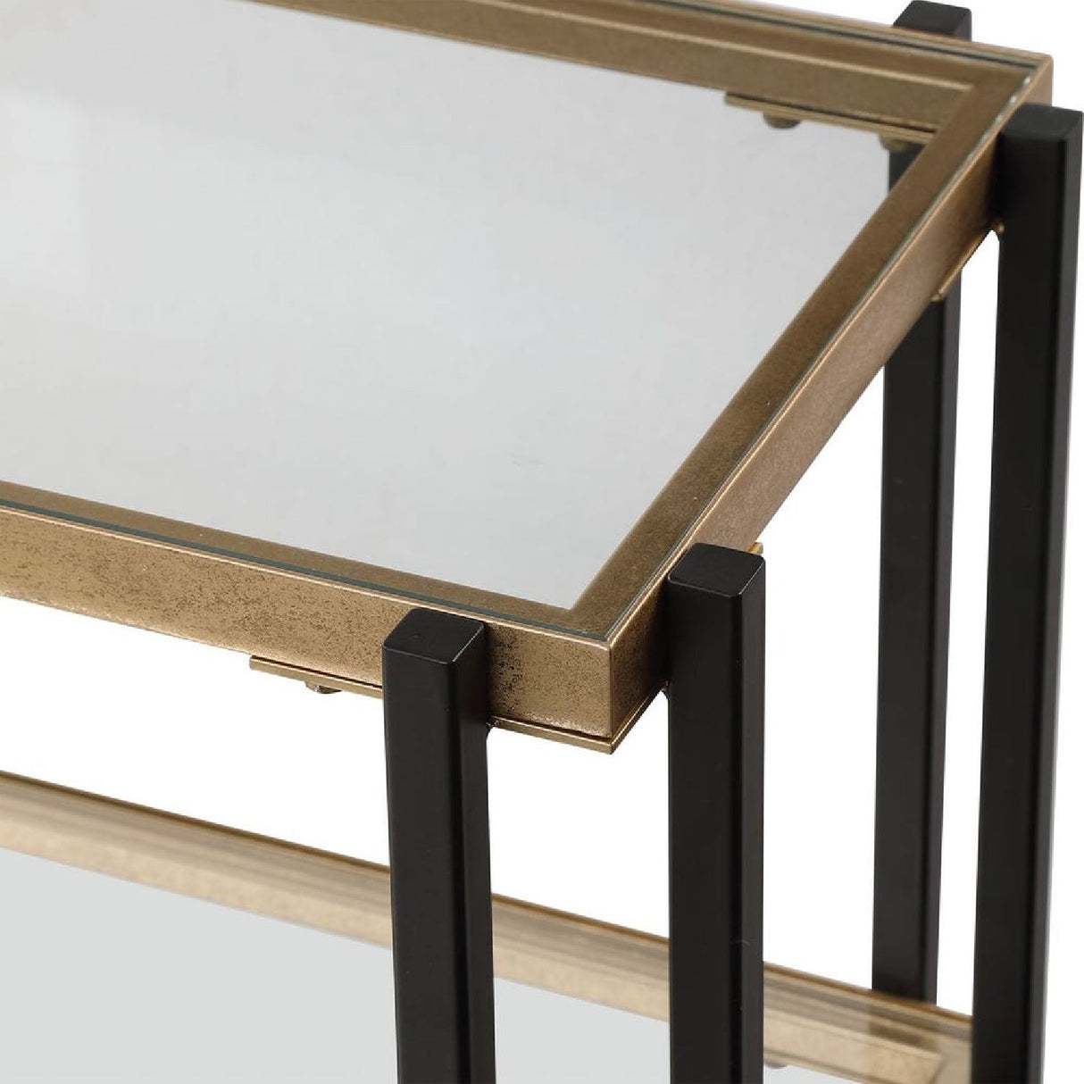 Gold Leaf Console Table by Uttermost Kentmore, alternate view 5