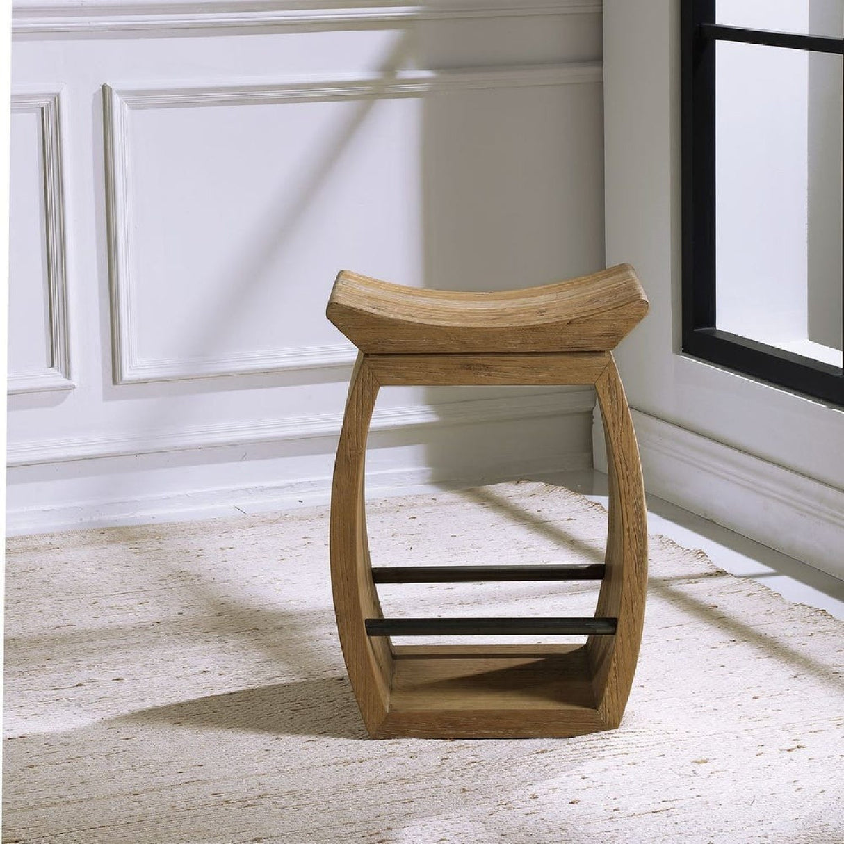 Elm Wood Counter Stool by Uttermost Connor, alternate view 7