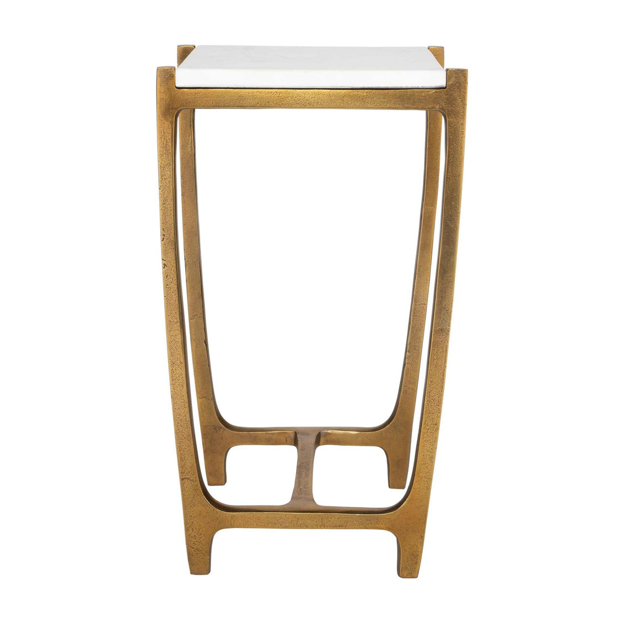 Modern European furniture - Antique Gold Framed Accent Table Table - www.oroa.com