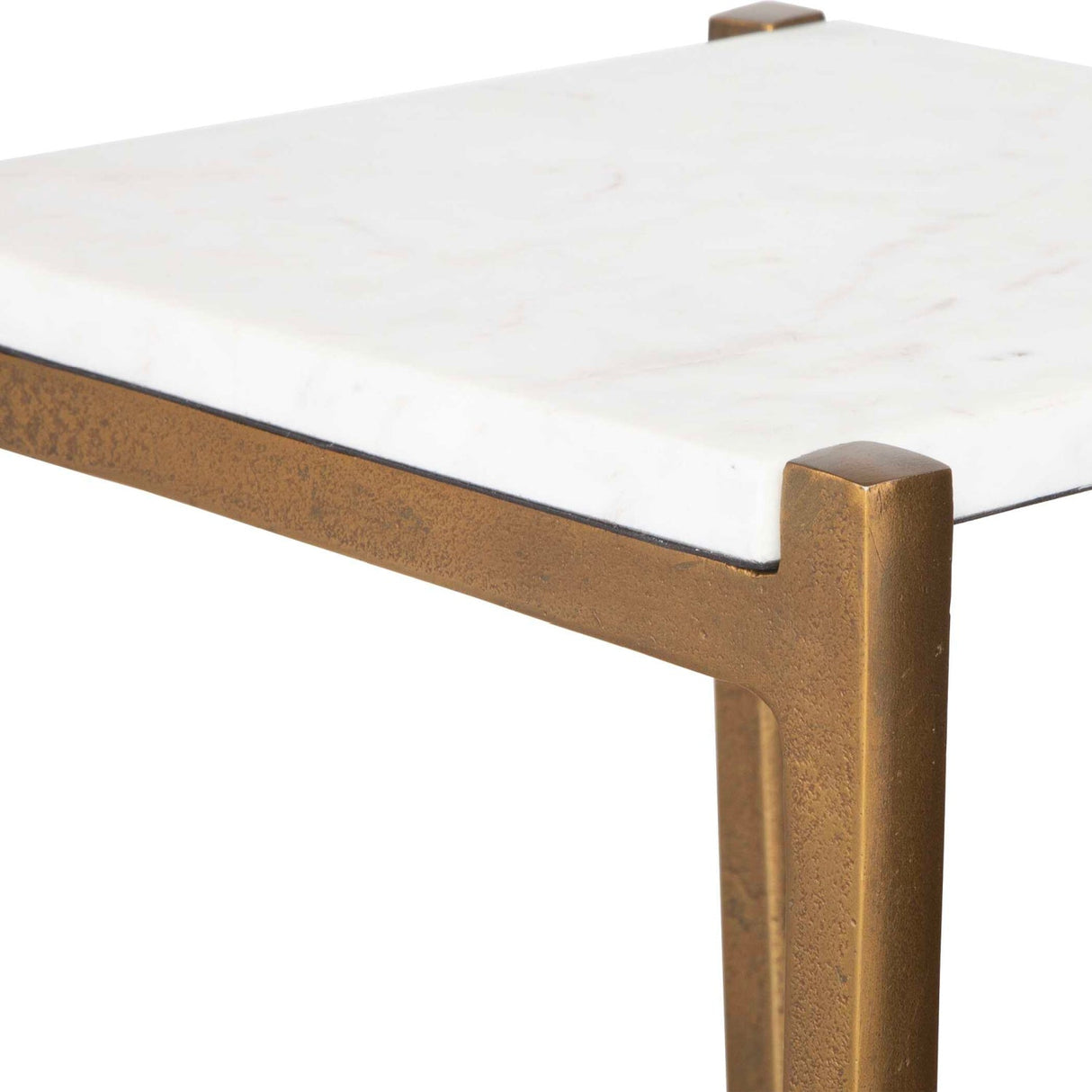 Modern European furniture - Antique Gold Framed Accent Table Table - www.oroa.com