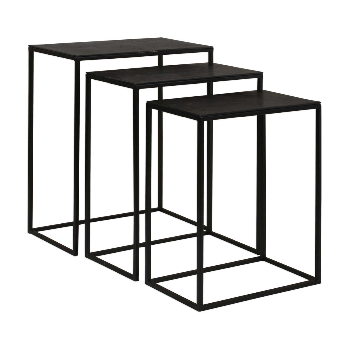 Modern European furniture - Cast Aluminum Nesting Tables (3) - www.oroa.com