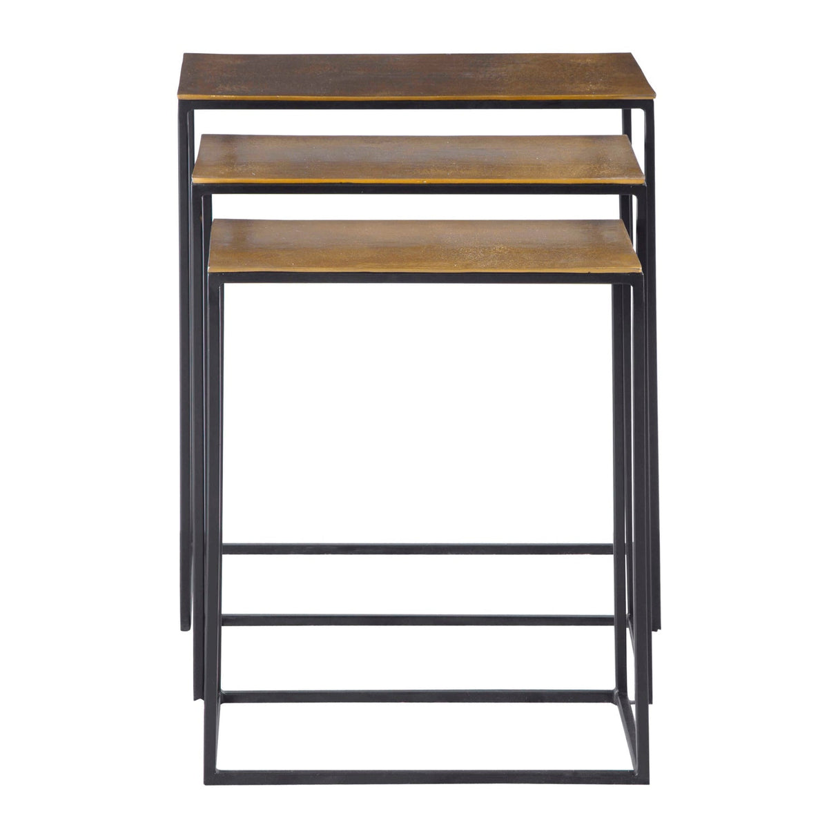 Modern European furniture - Cast Aluminum Nesting Tables (3) - www.oroa.com