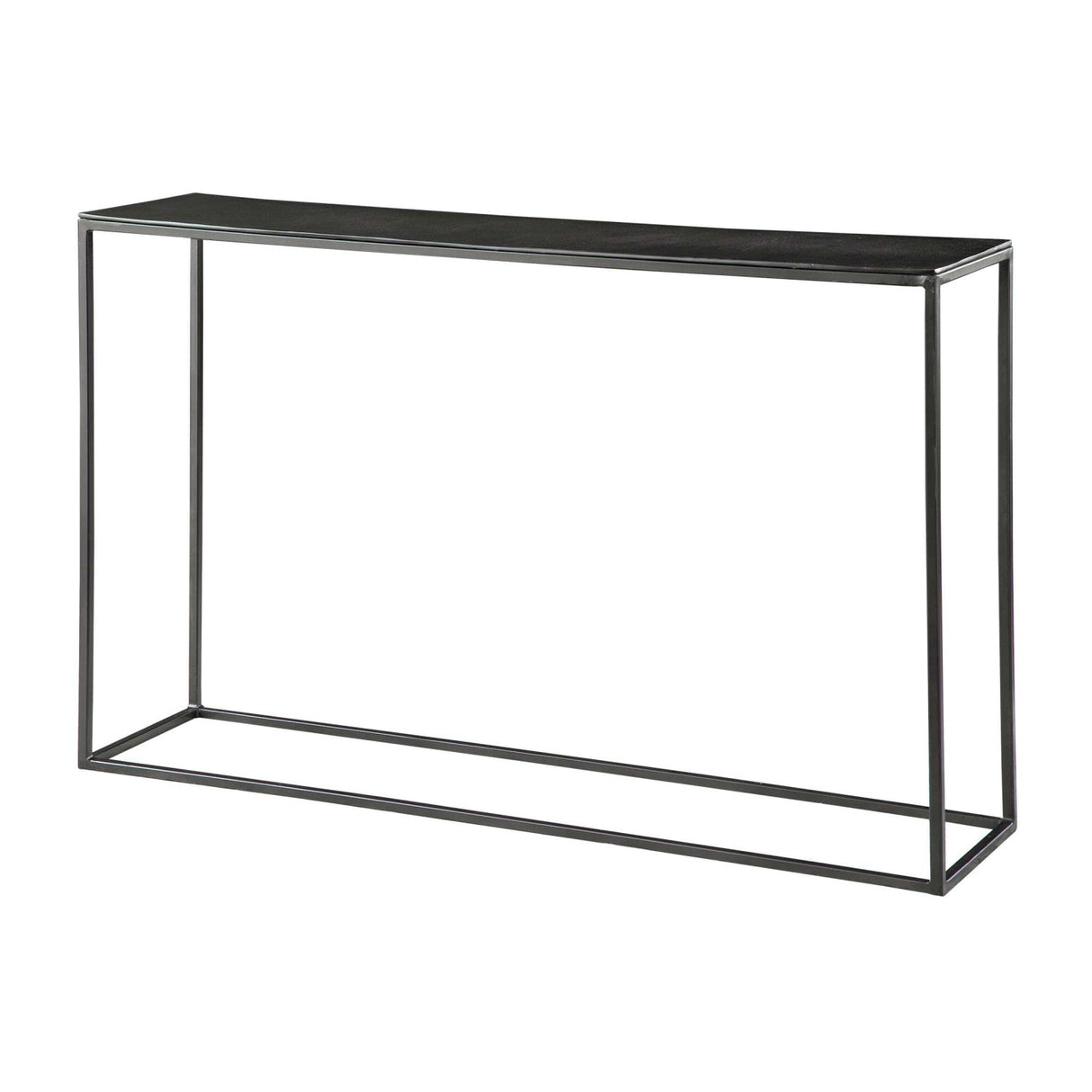 Black Iron Industrial Console Table | Uttermost Coreene