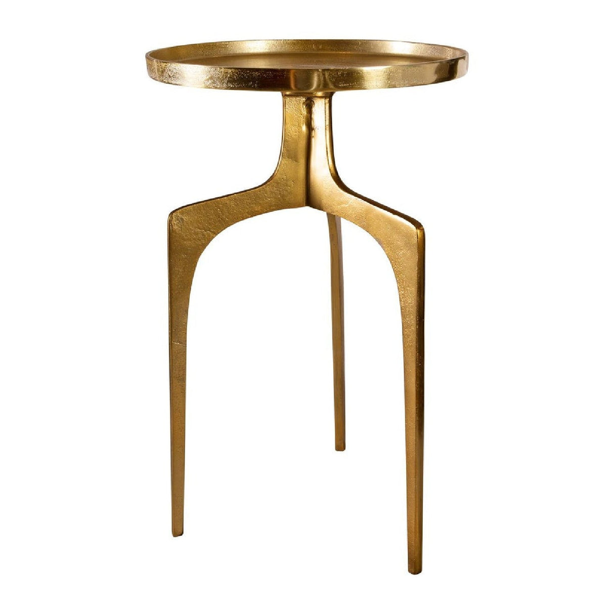 Modern European furniture - Round Cast Aluminum Accent Table - www.oroa.com