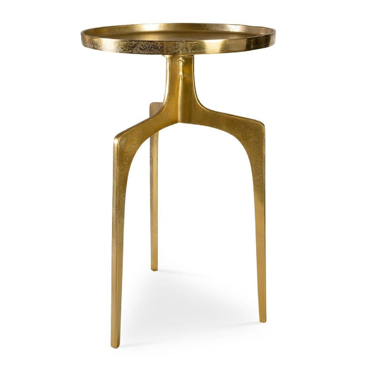 Modern European furniture - Round Cast Aluminum Accent Table - www.oroa.com