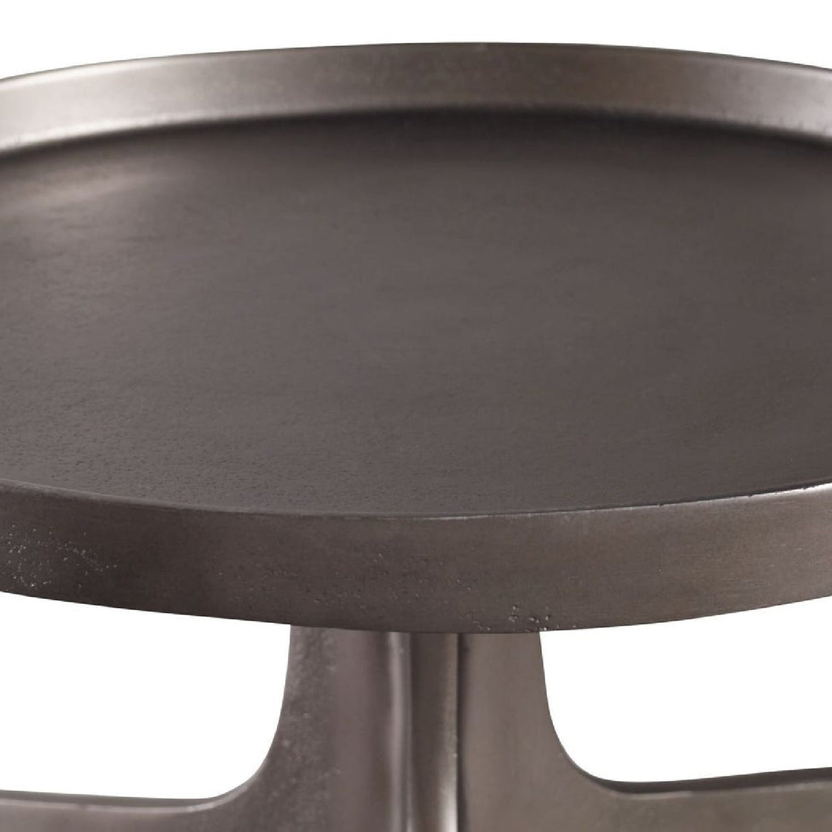 Modern European furniture - Round Cast Aluminum Accent Table - www.oroa.com