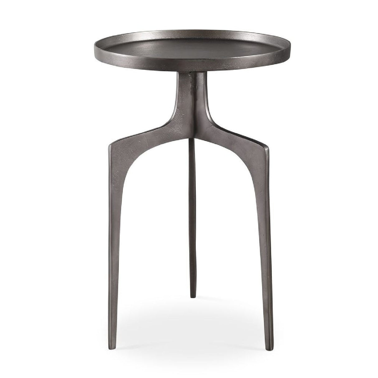 Modern European furniture - Round Cast Aluminum Accent Table - www.oroa.com