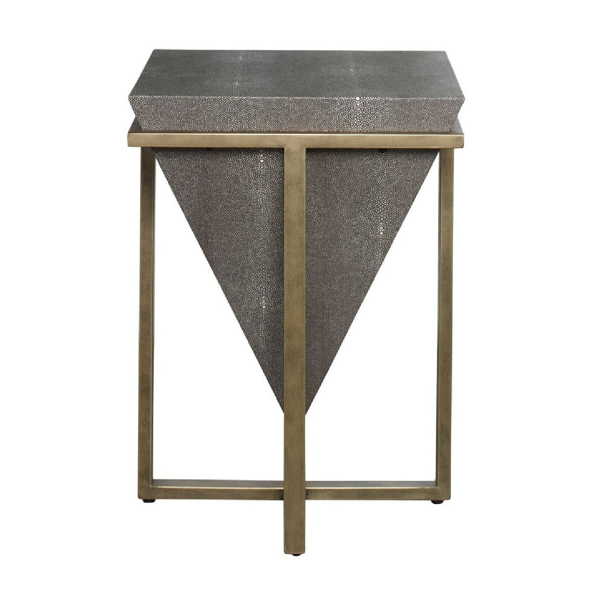 Modern European furniture - Fir Wood Pyramid Side Table - www.oroa.com