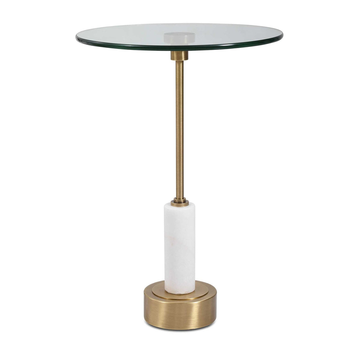 Round Glass Accent Table by Uttermost Portsmouth