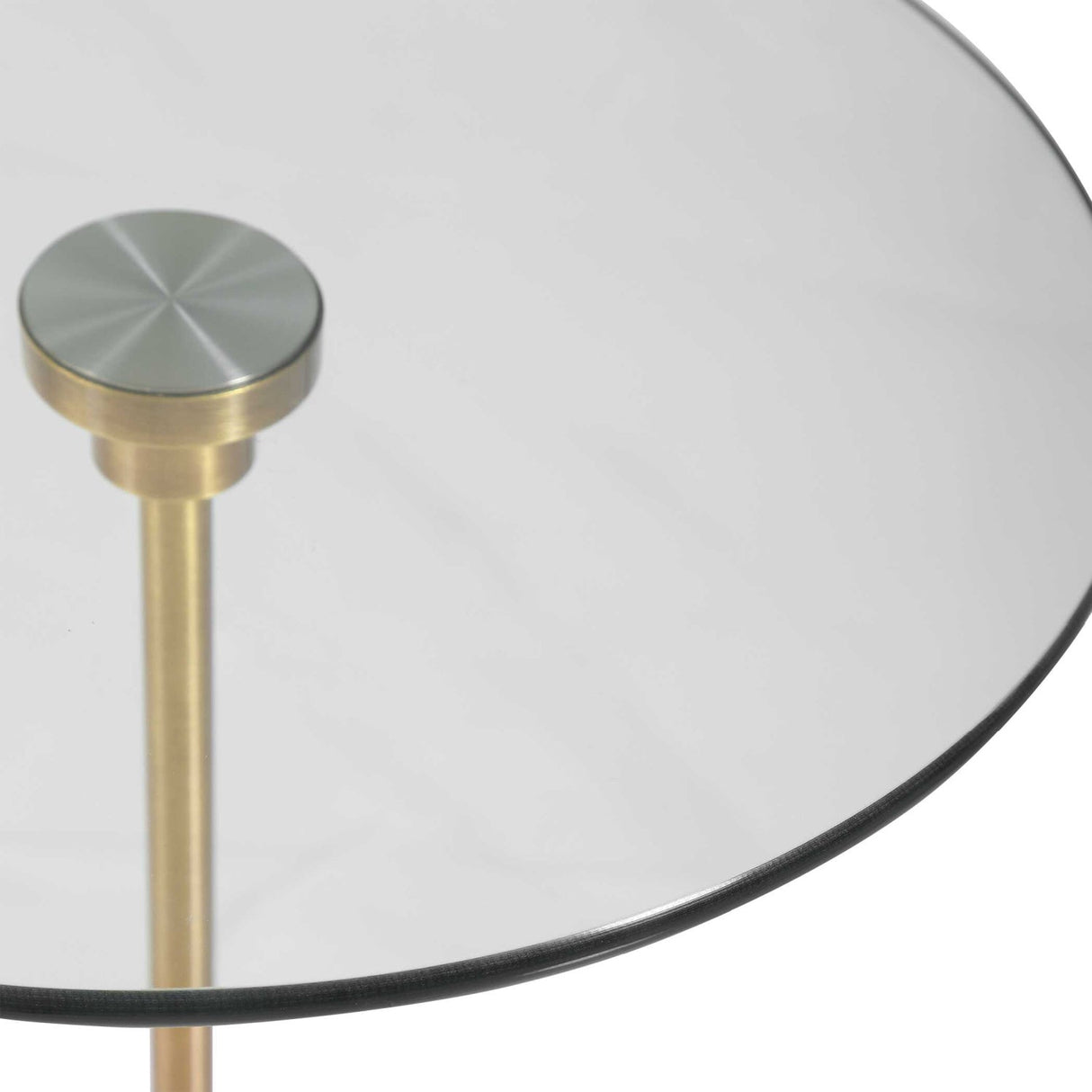 Round Glass Accent Table by Uttermost Portsmouth, alternate view 4