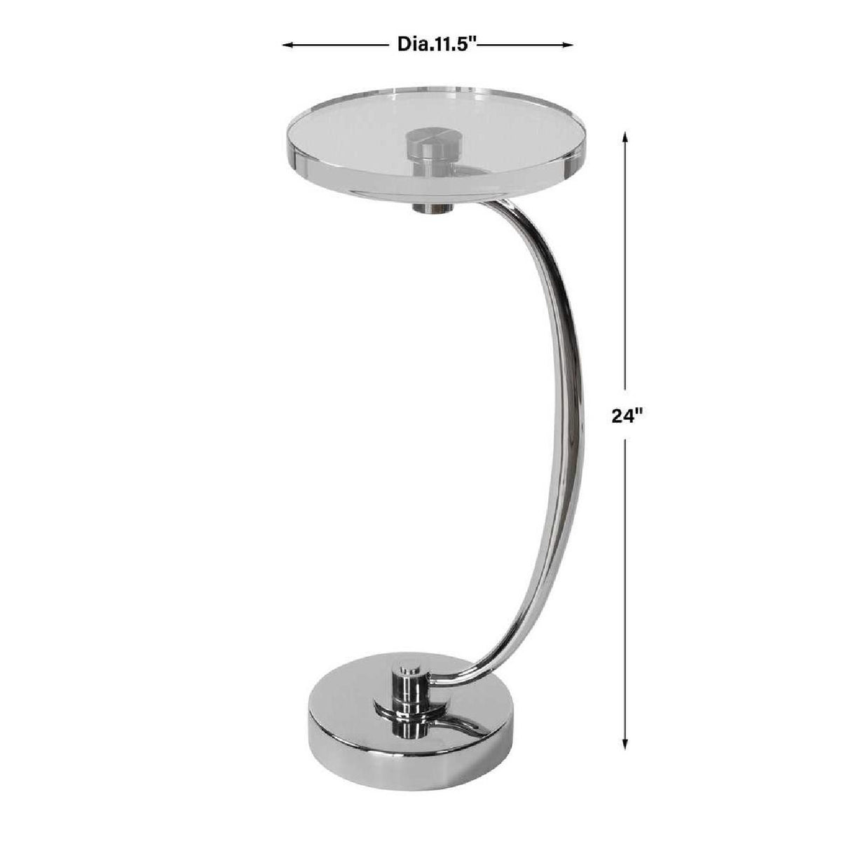 Round Crystal Drink Table | Oroa.com