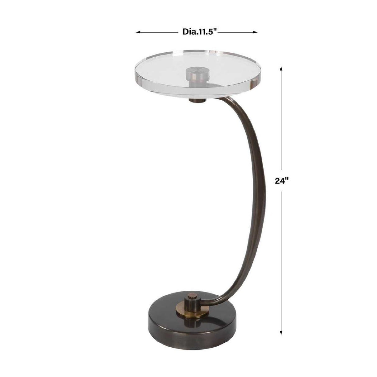 Round Crystal Drink Table | Oroa.com