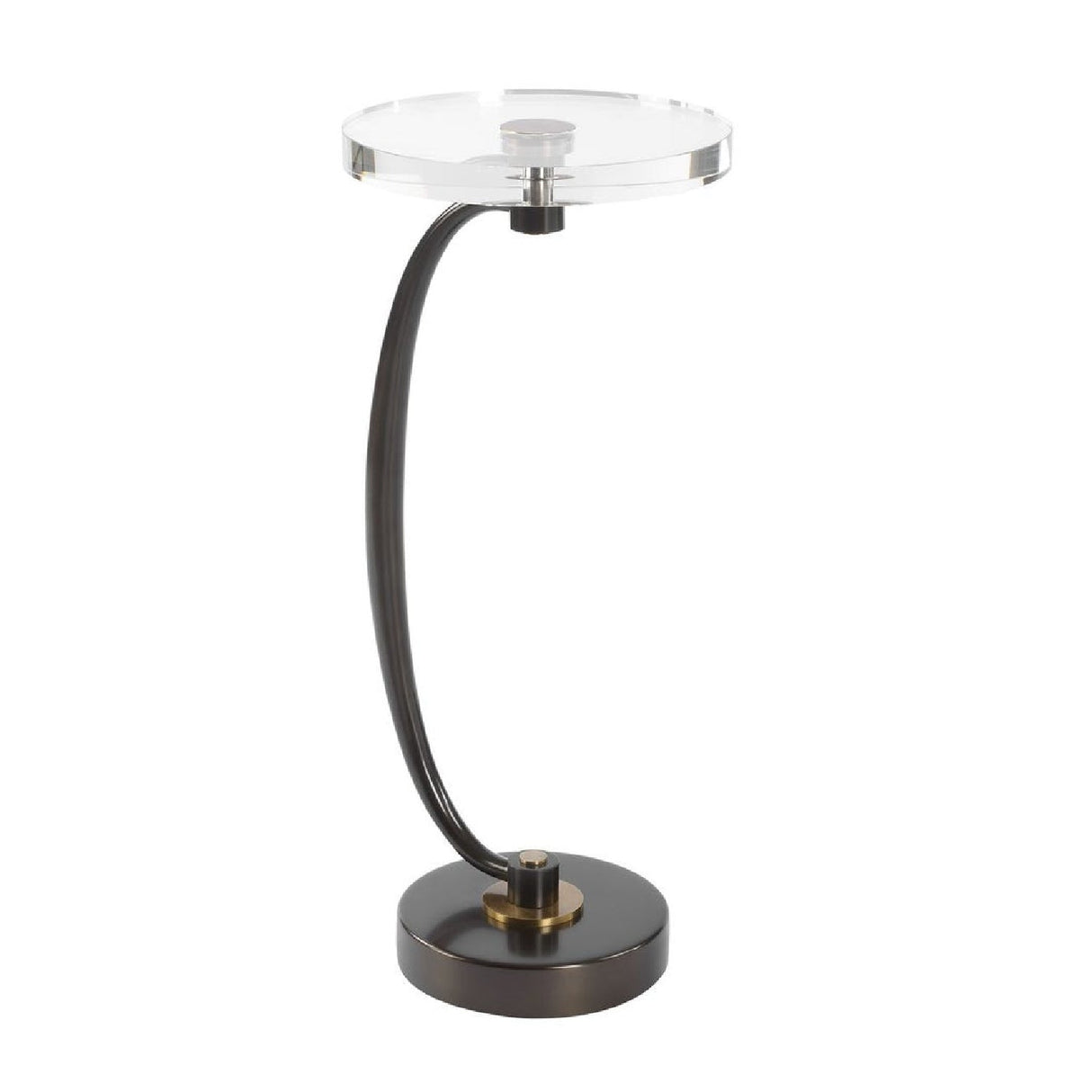 Modern European furniture - Round Crystal Drink Table - www.oroa.com