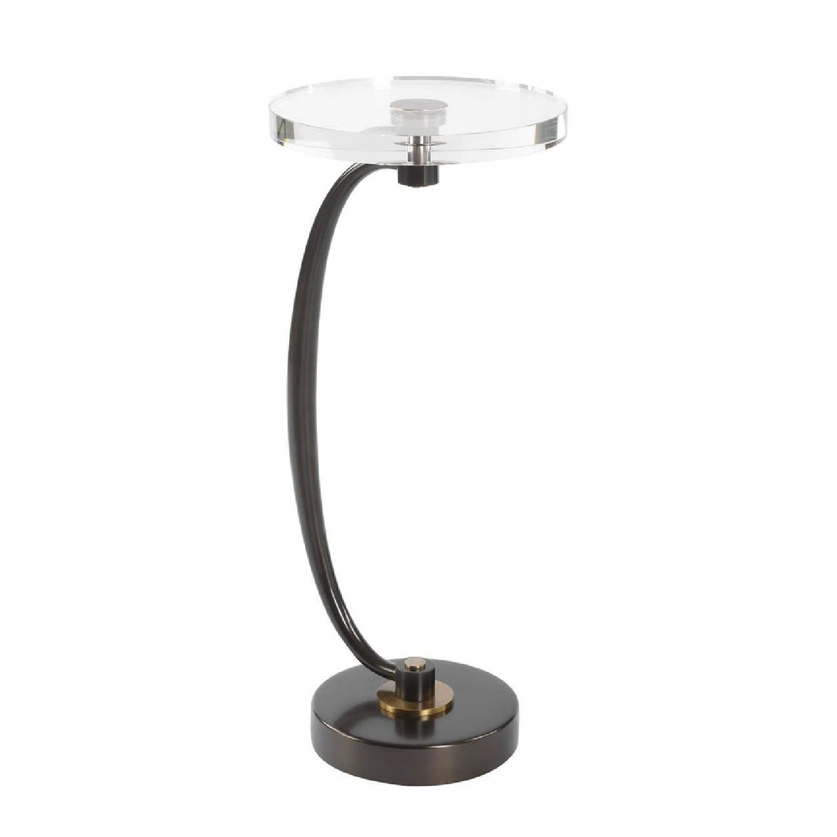 Modern European furniture - Round Crystal Drink Table - www.oroa.com