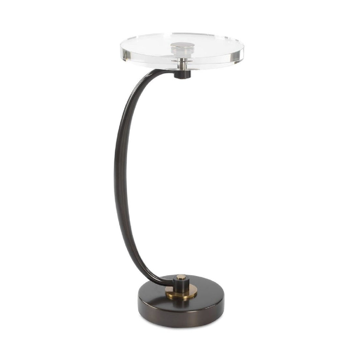 Modern European furniture - Round Crystal Drink Table - www.oroa.com