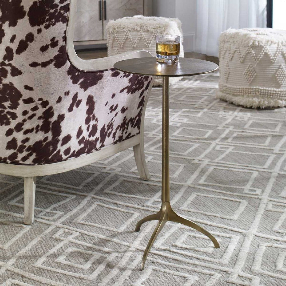 Modern European furniture - Tripod Accent Table - www.oroa.com