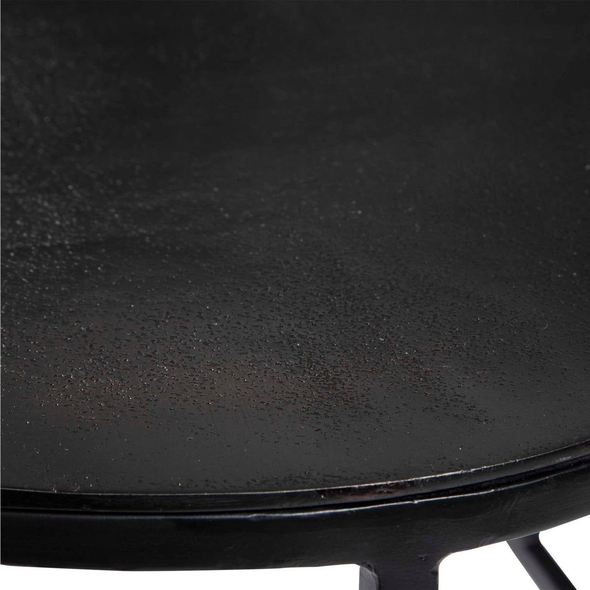 Black Aluminum Oval Coffee Table by Uttermost Coreene, alternate view 5