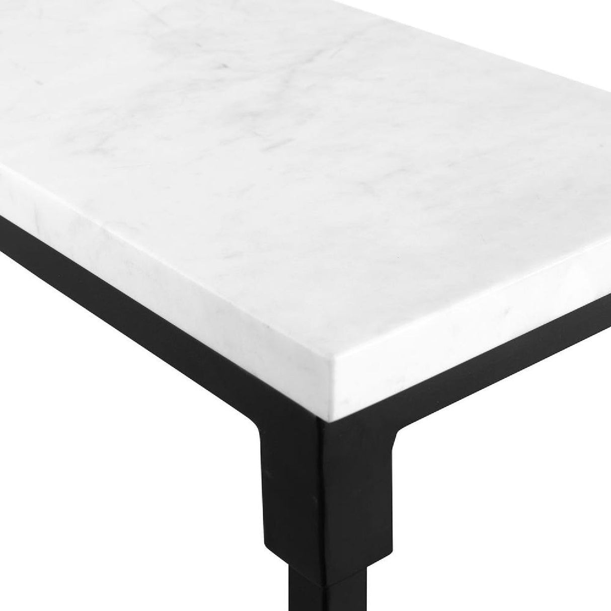 White Marble Console Table by Uttermost Bourges, alternate view 6