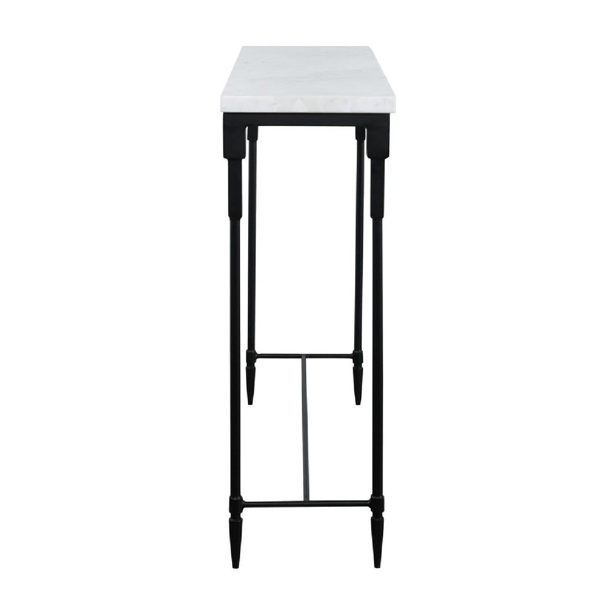 White Marble Console Table by Uttermost Bourges, alternate view 3