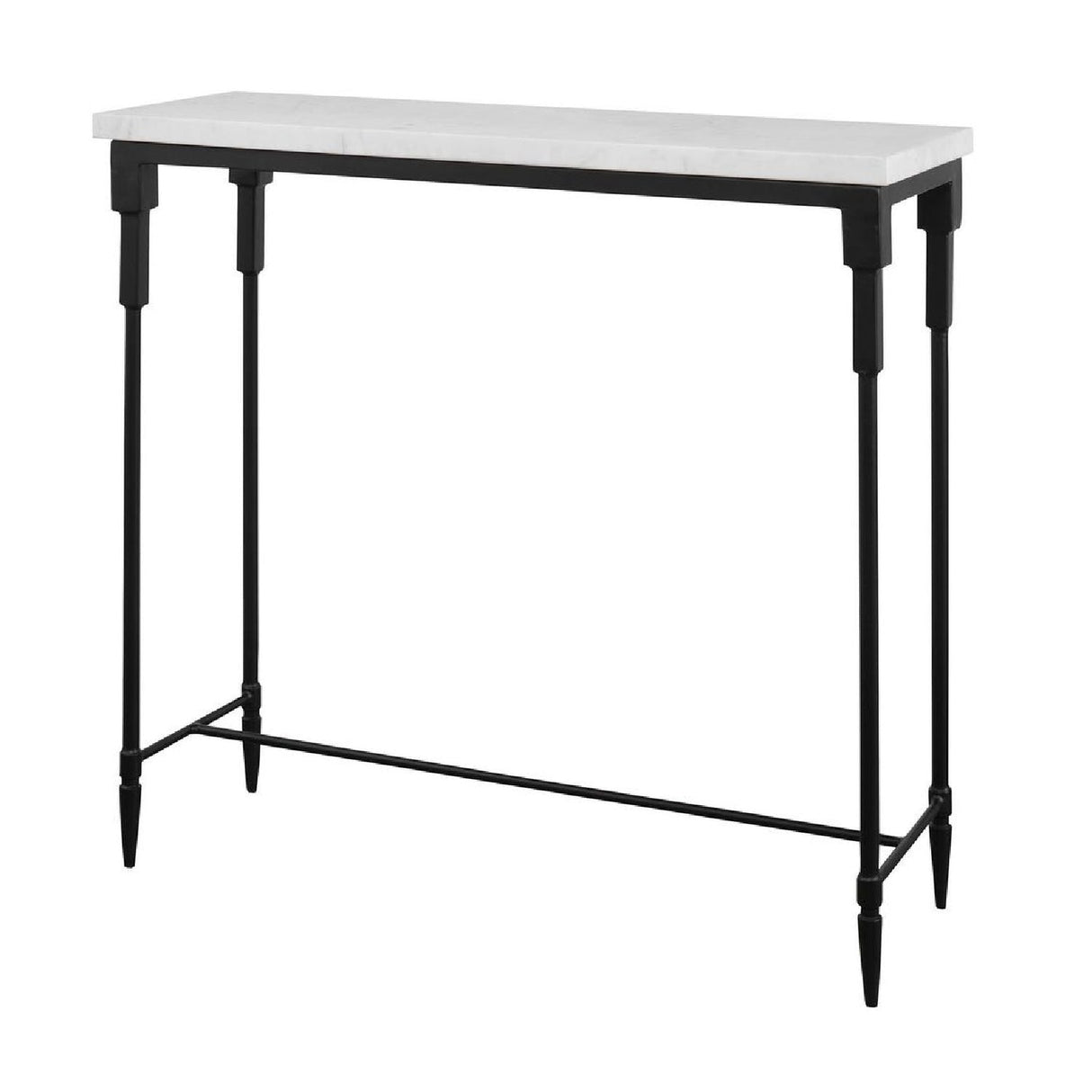 White Marble Console Table by Uttermost Bourges, alternate view 4