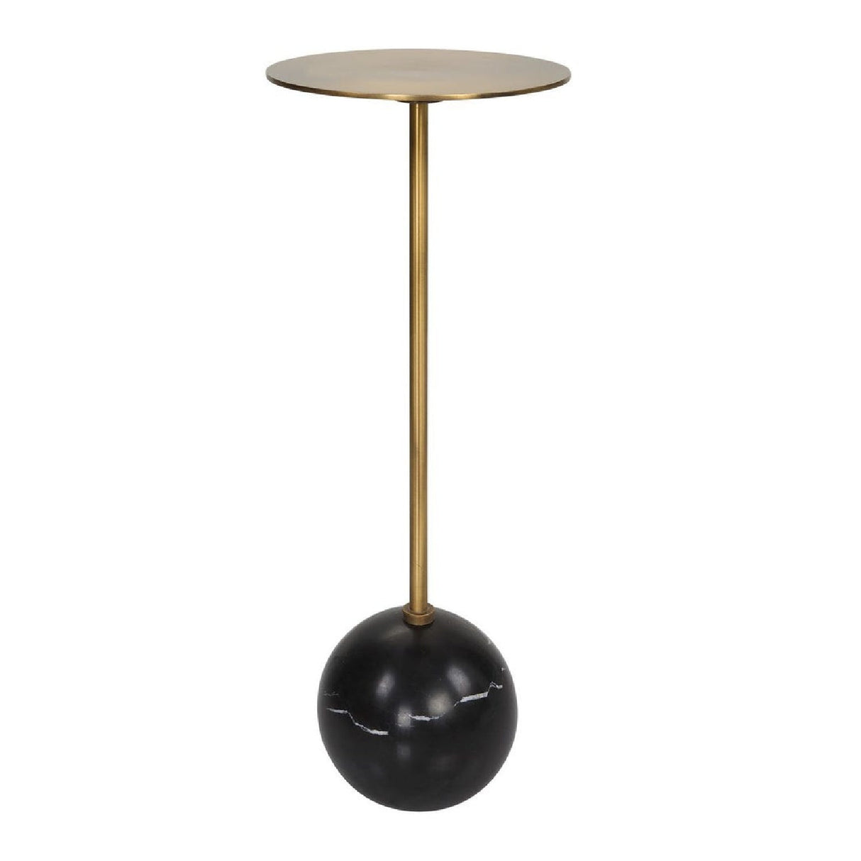 Modern European furniture - Gold Pedestal Drink Table - www.oroa.com