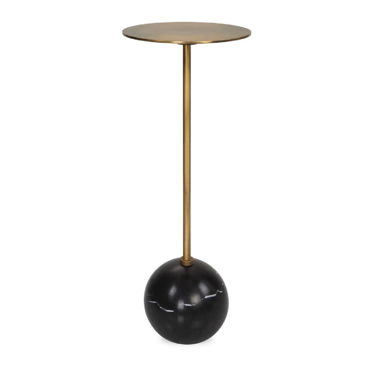 Modern European furniture - Gold Pedestal Drink Table - www.oroa.com