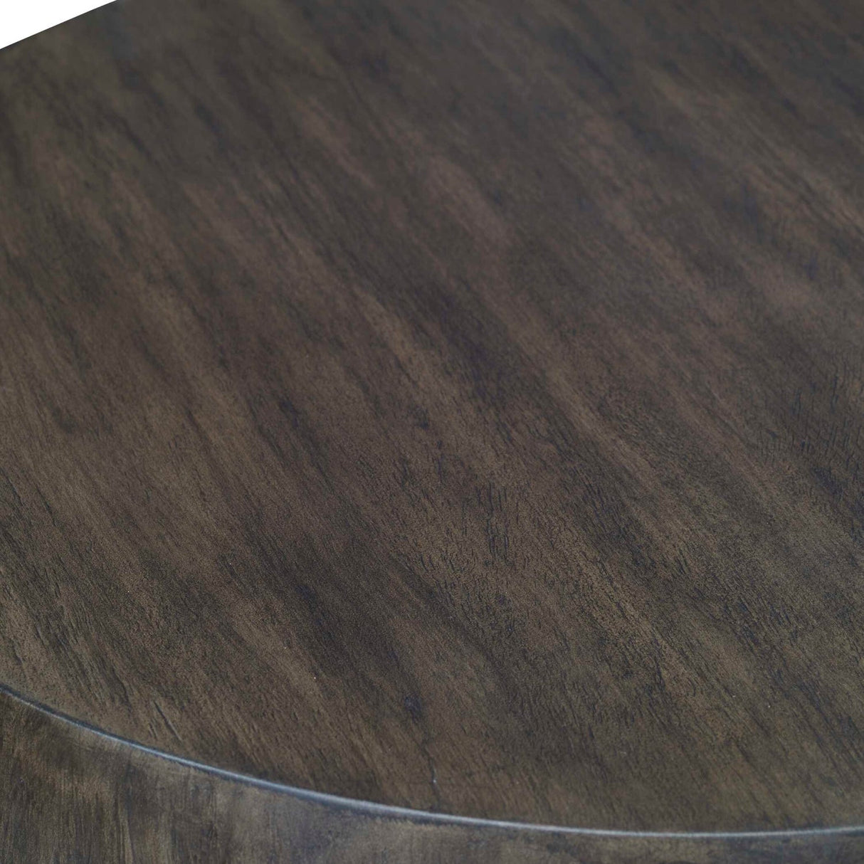 Walnut Finished Round End Table by Uttermost Lark, alternate view 3
