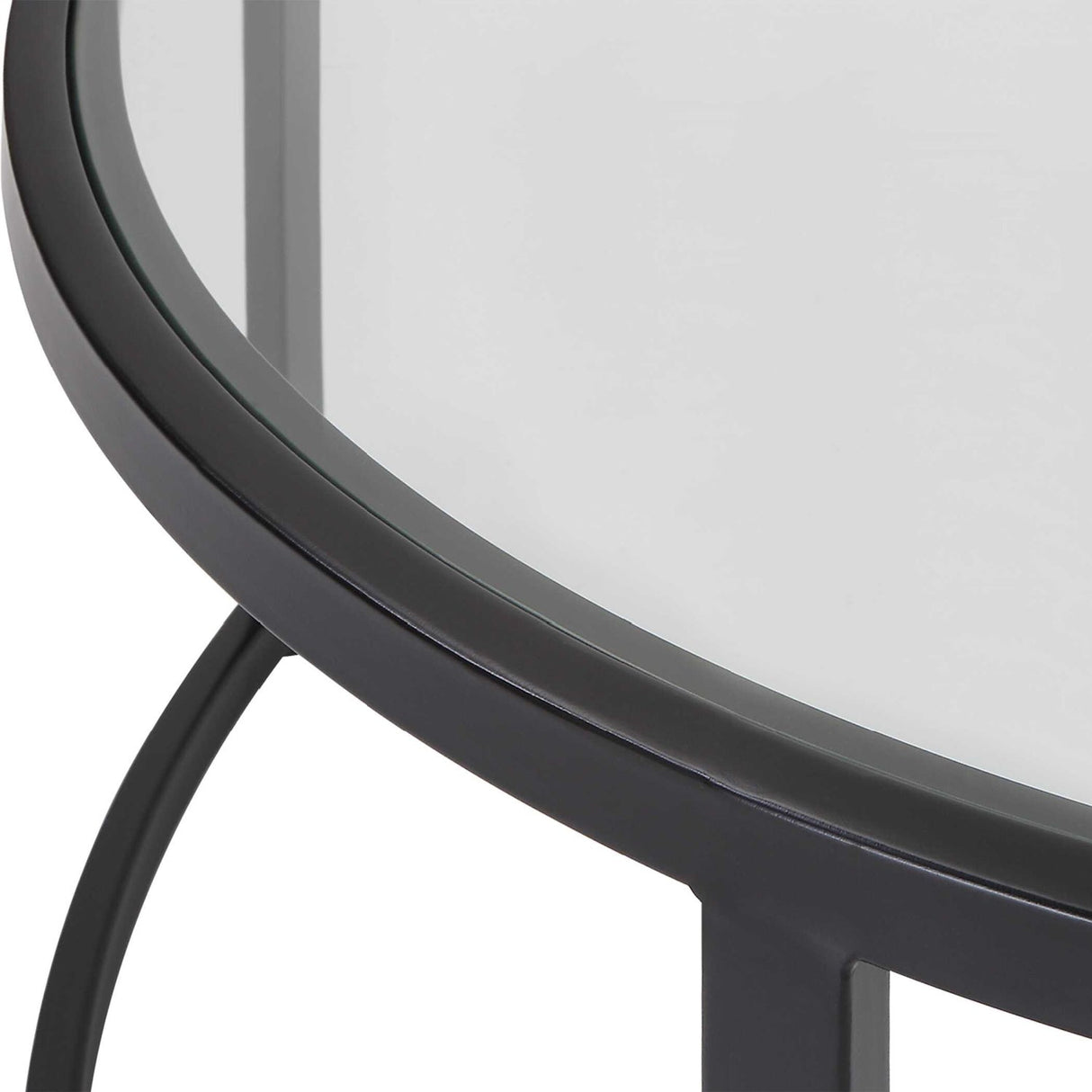Modern European furniture - Black Round Nesting Coffee Tables (2) - www.oroa.com