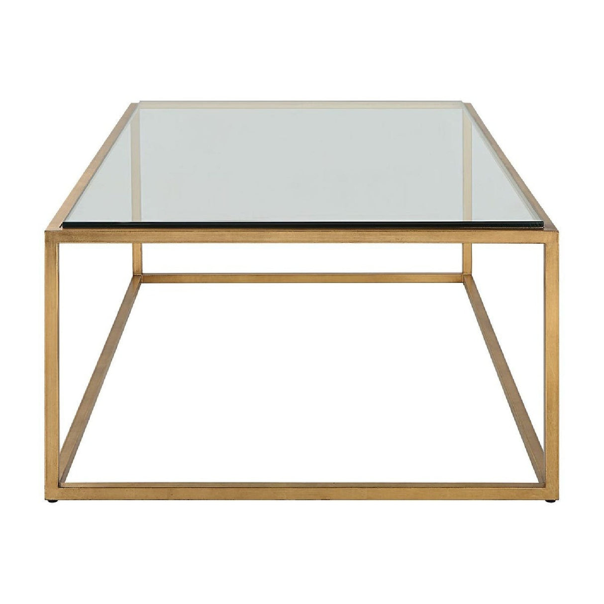 Modern European furniture - Gold Framed Coffee Table - www.oroa.com