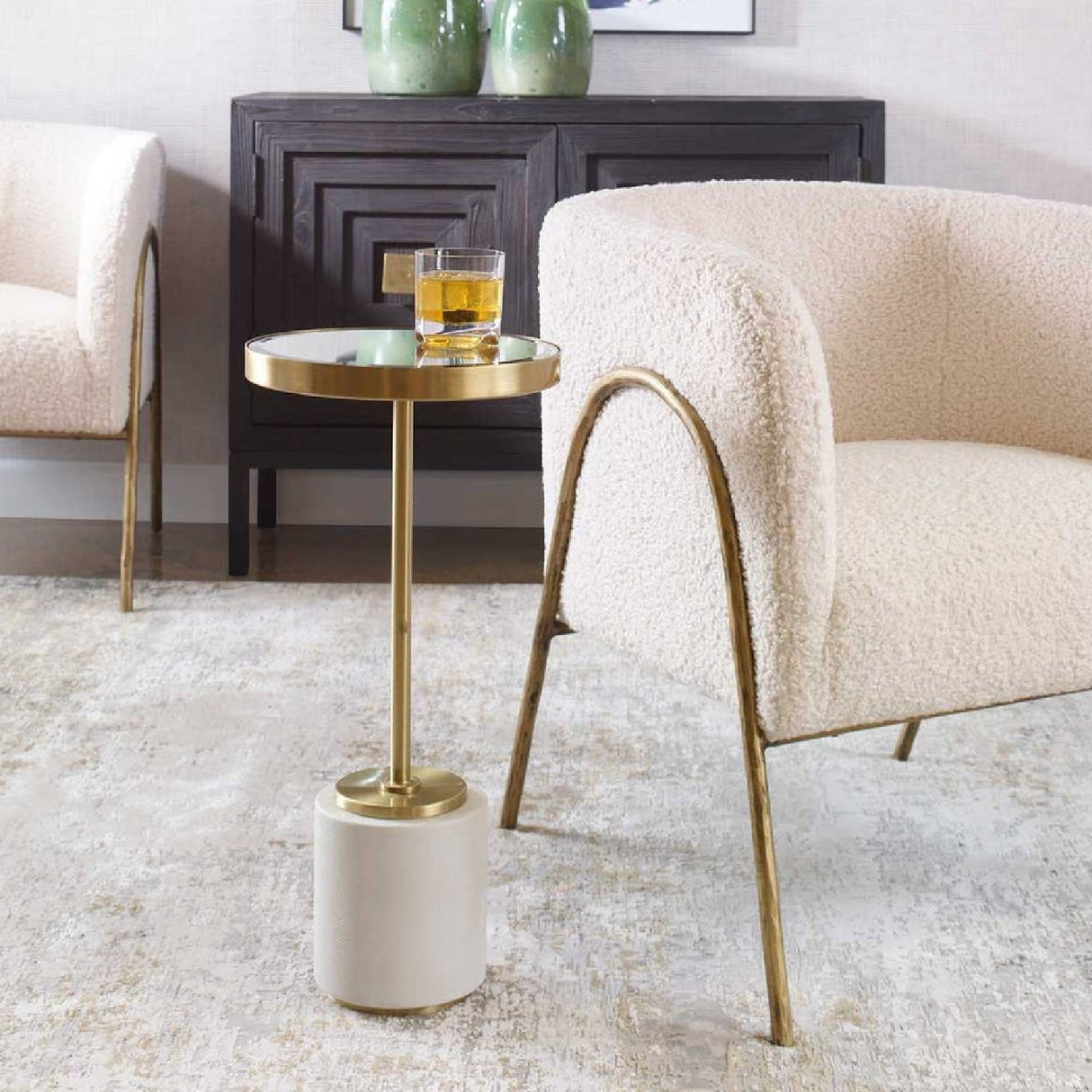 Modern European furniture - Shagreen Base Drink Table - www.oroa.com